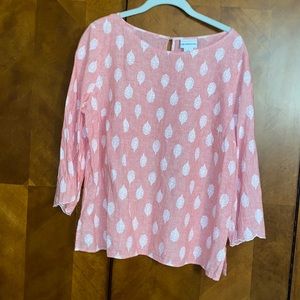 Women’s Liz Claiborne red top size L NWOT